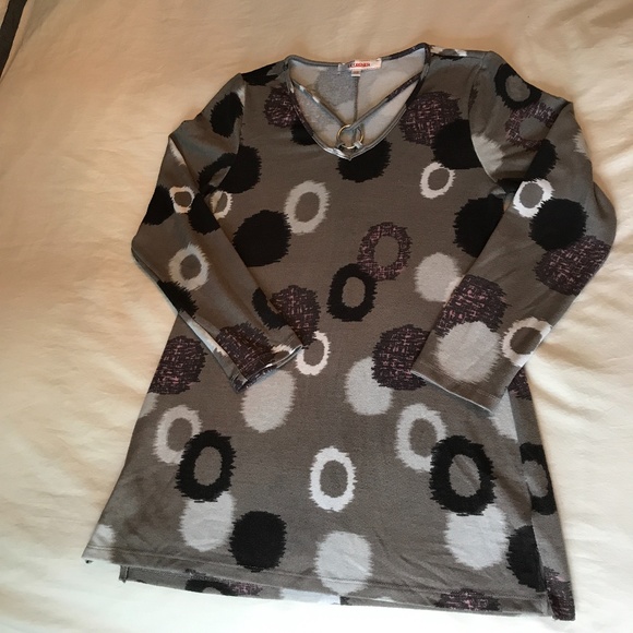 Le Grenier - Gray Long Sleeves Shirt - Picture 3 of 6